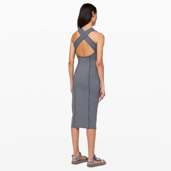 lululemon athletica Gray Midi Dress - Picture 2 of 5